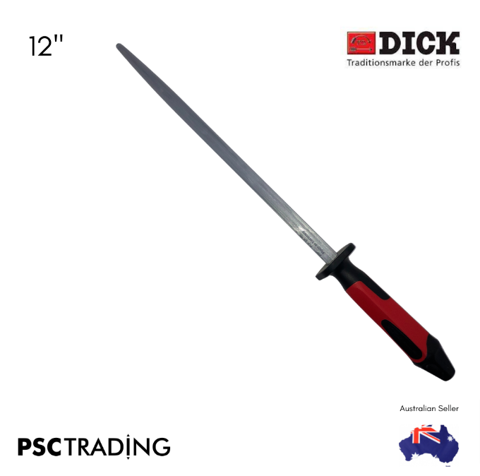 F Dick 12 Regular Cut Sharpening Steel German Knife Honing Tool f-dick-12-regular-cut-sharpening-steel-german-knife-honing-tool