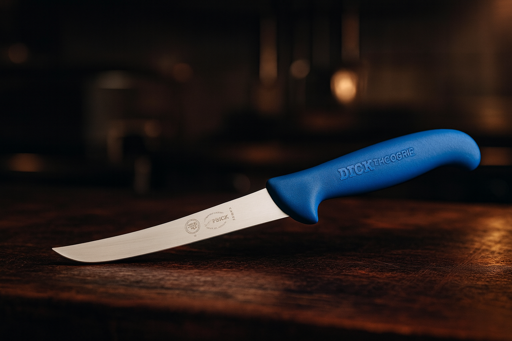 F. Dick 6″ Boning Knife – Straight Stiff Blade with Blue Handle | 8236815