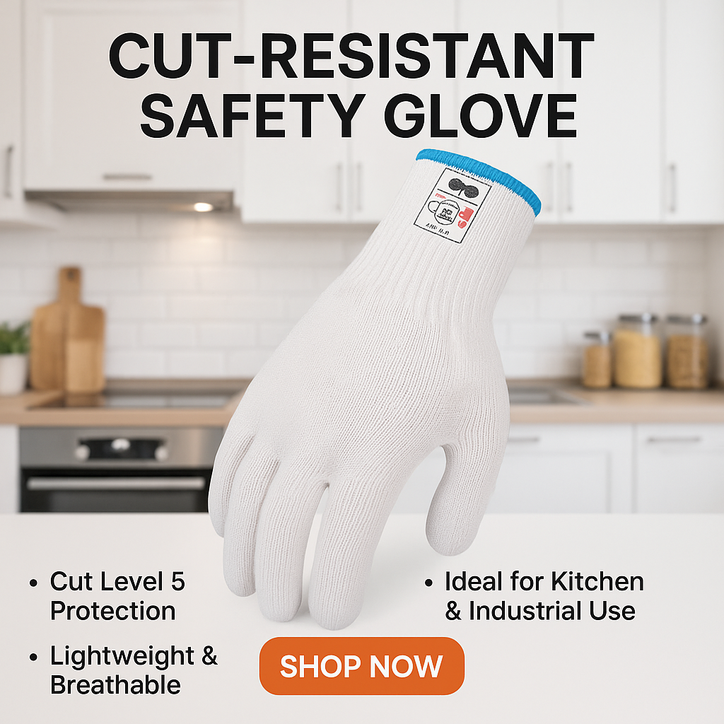 Force360 Sinomac Cut Resistant Gloves –Level 5 Protection | Food Grade ...