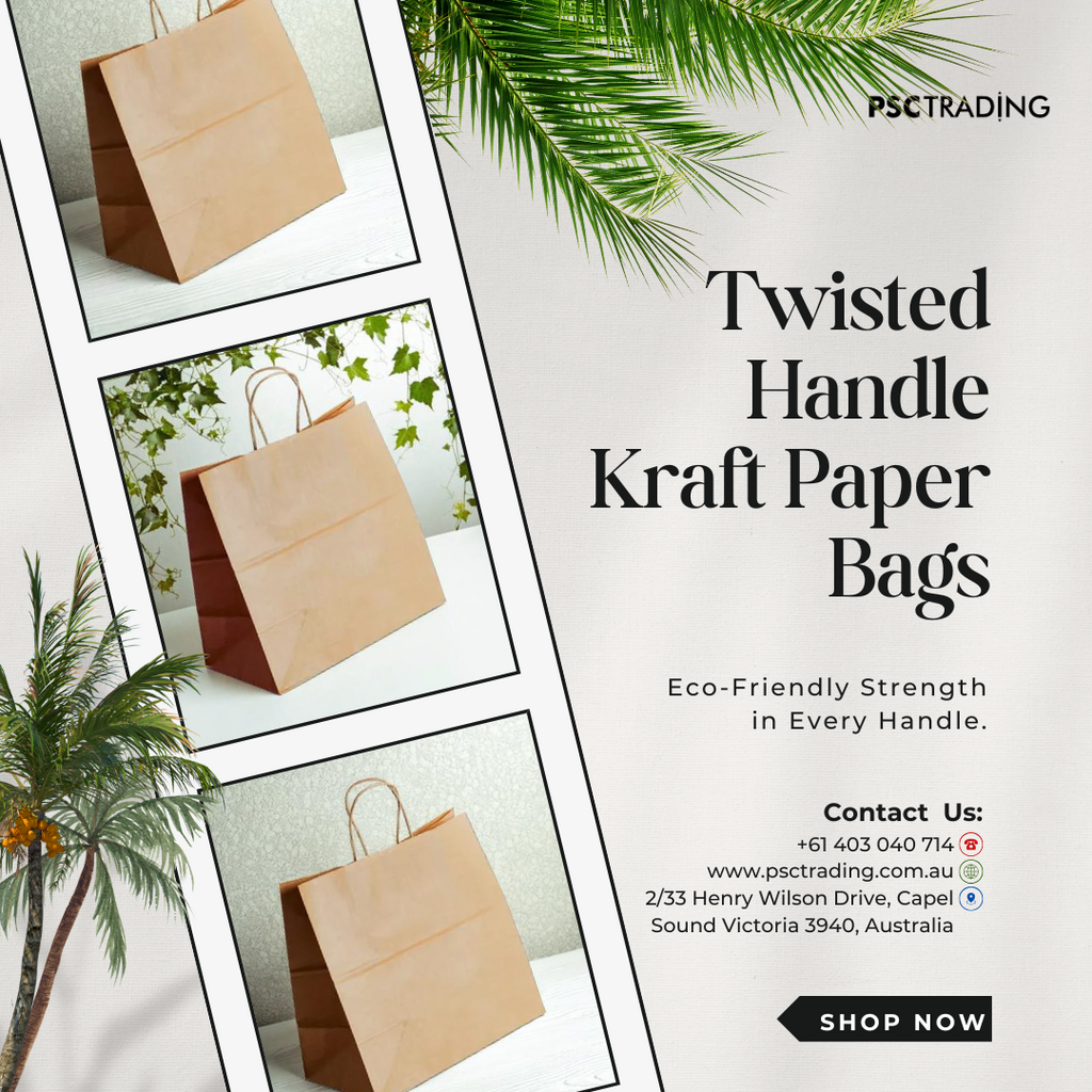 The Eco-Friendly Revolution: Why Choose Twisted Handle Kraft Paper Bags?