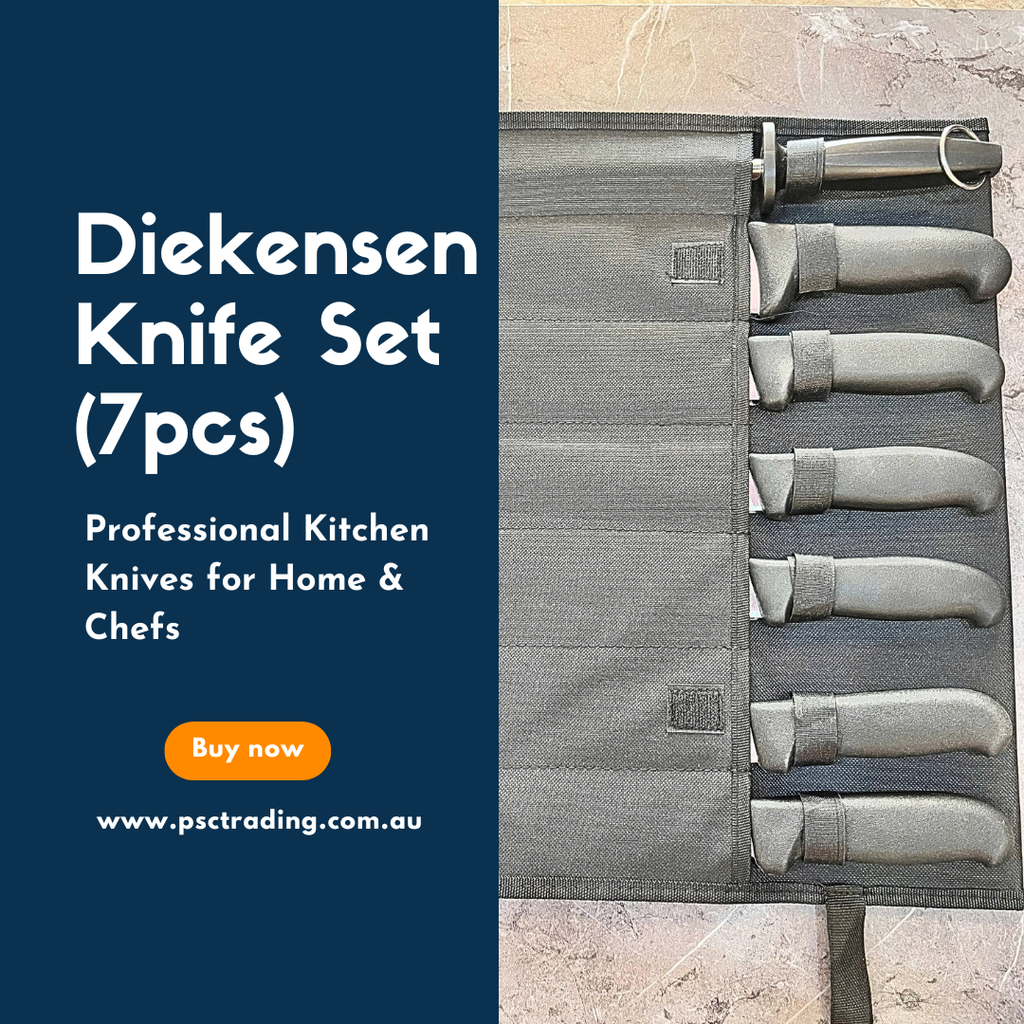 🔪 Diekensen Knife Set (7pcs) – Professional Kitchen Knives for Home & Chefs
