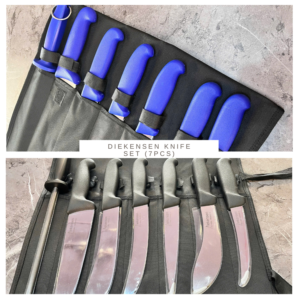 Diekensen Knife Set (7pcs) – Professional Kitchen Knives for Home & Chefs
