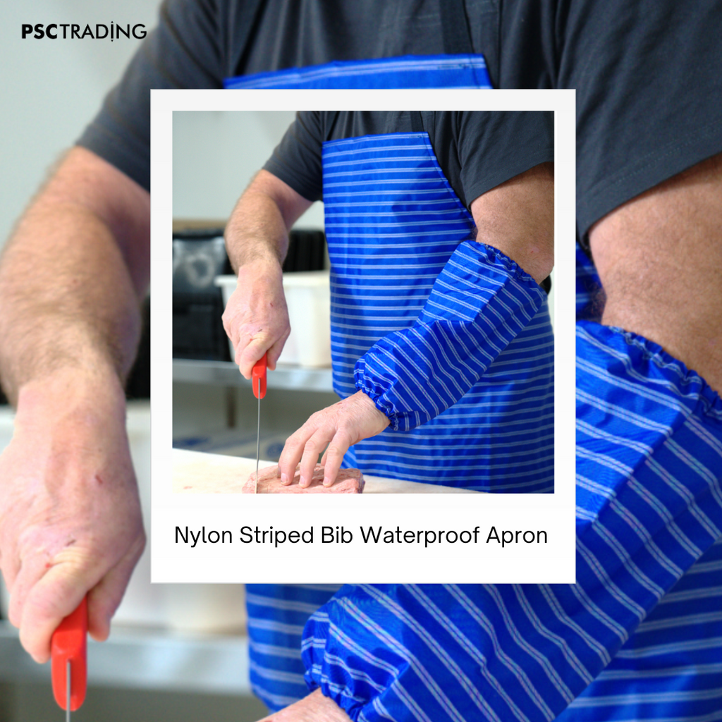 Nylon Striped Bib Waterproof Apron: Durable, Stylish, and Practical