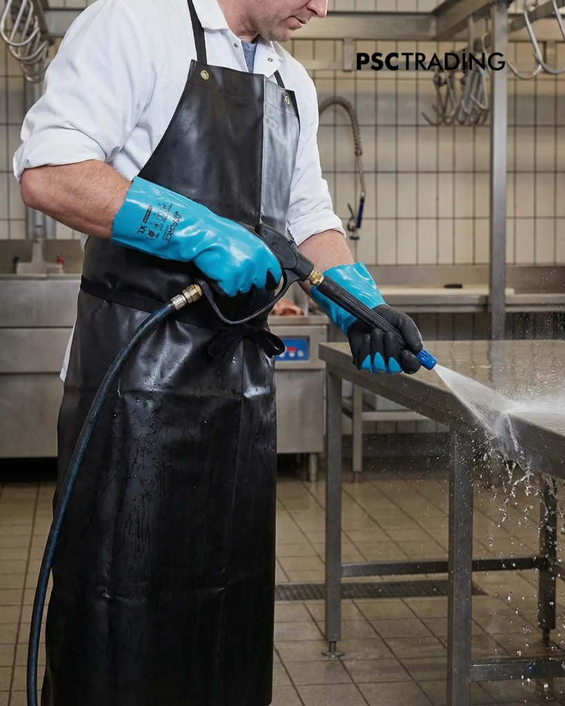 Chemical Combo: PVC Apron & Maxisafe G-Force Glove – Safe & Durable ...