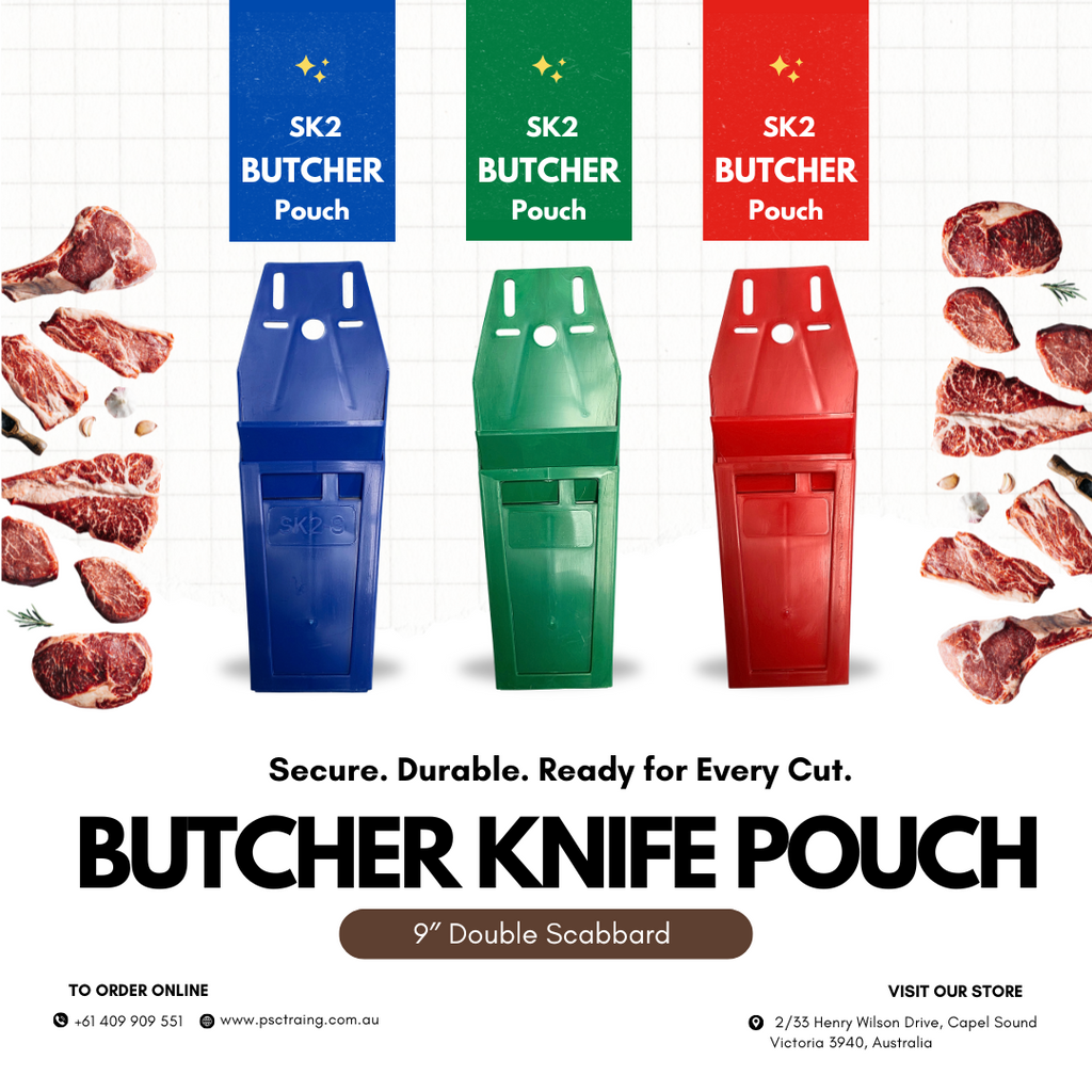 9″ Double Knife Scabbard – Secure, Durable & Colour-Coded