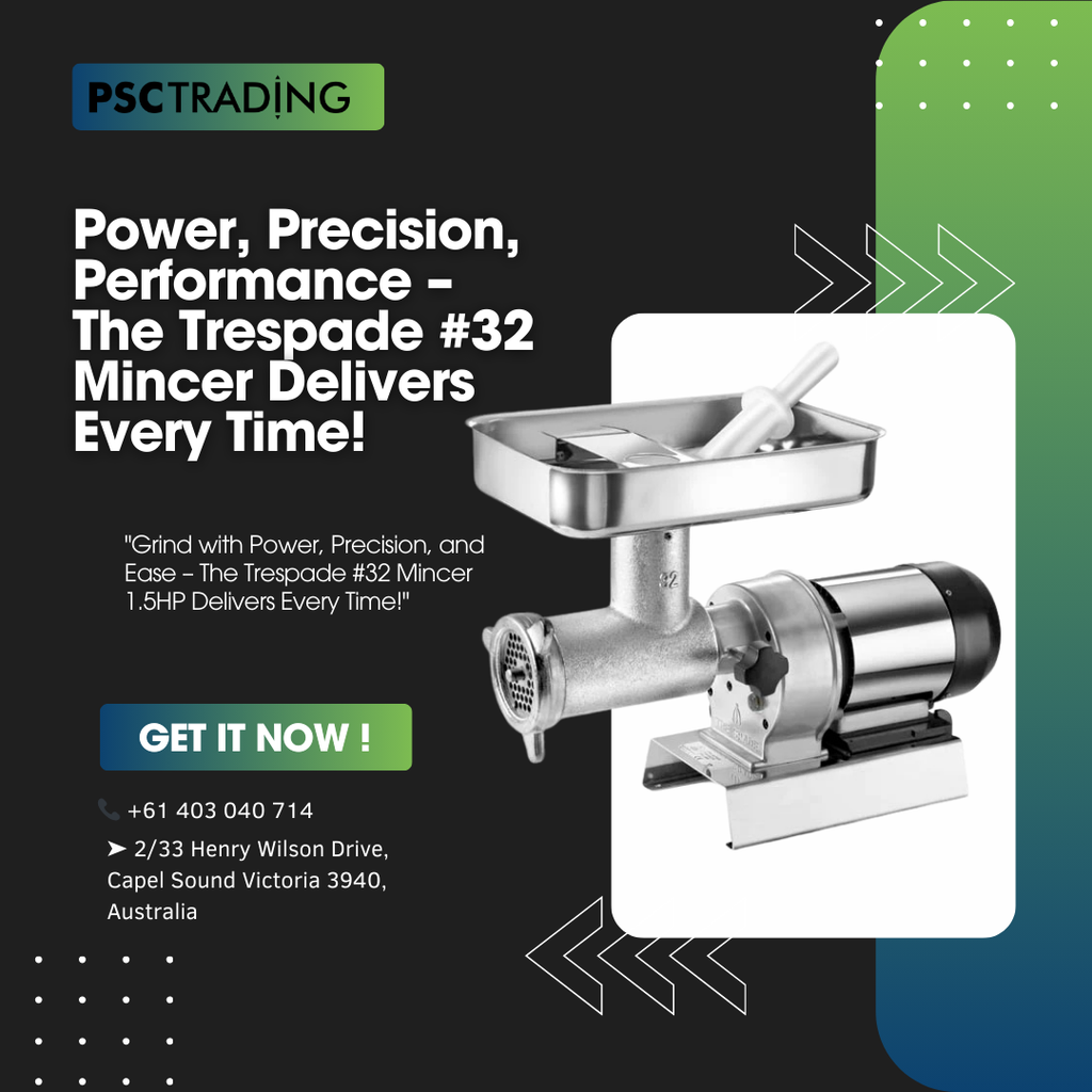 Trespade #32 Mincer 1.5HP – High-Performance Meat Grinder for Home & Commercial Use