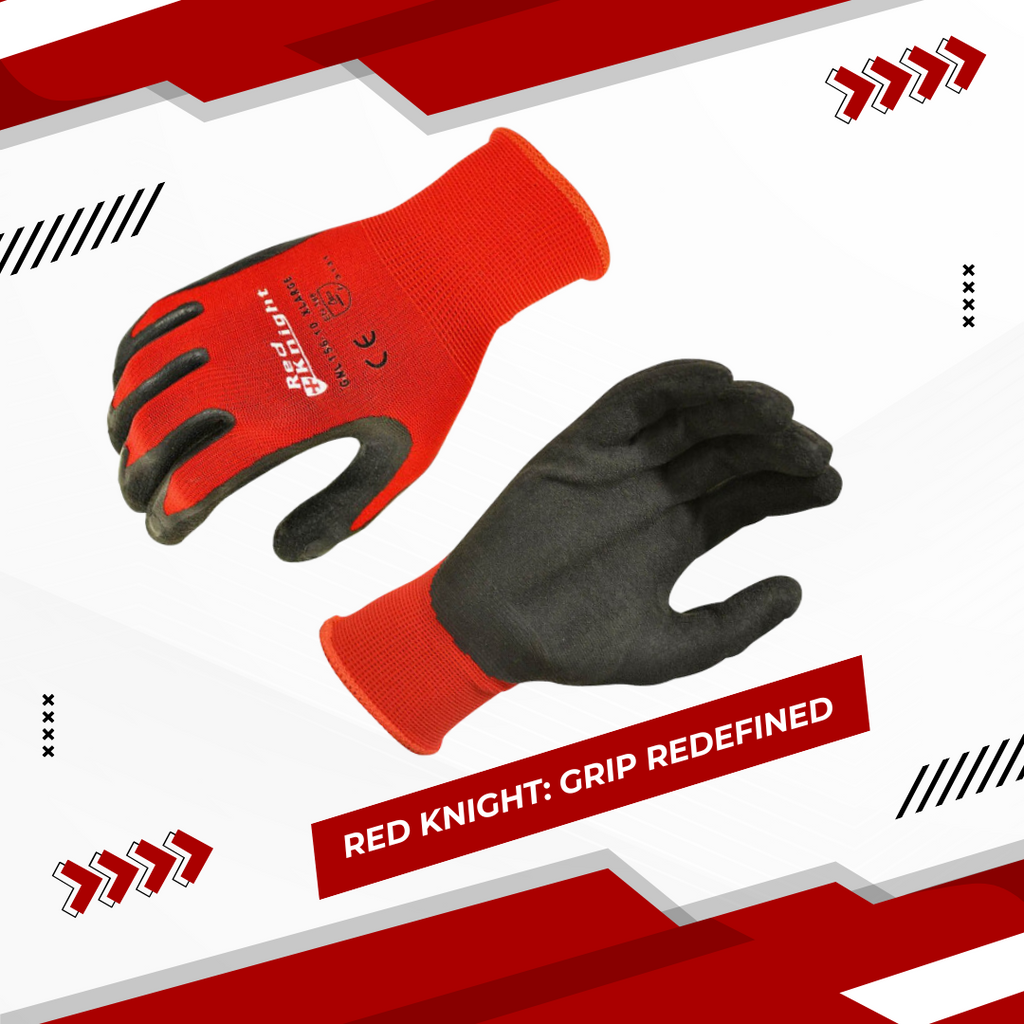 Unstoppable Grip: Red Knight Latex Gripmaster Gloves