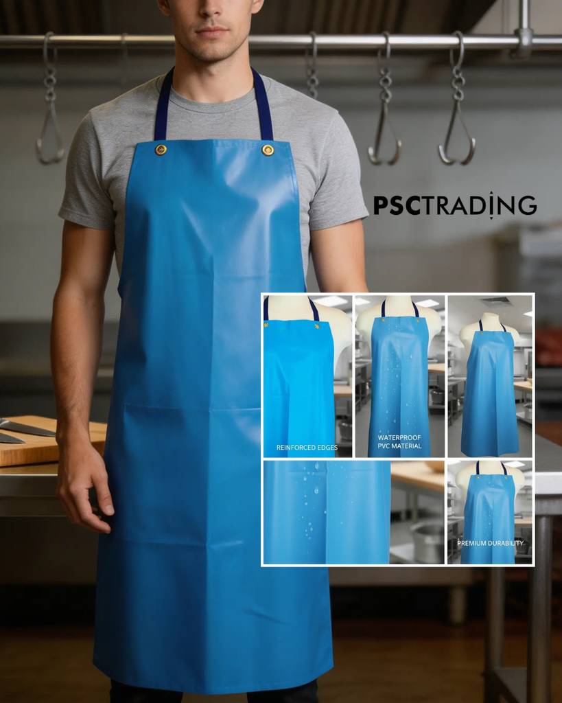 PVC Apron 820 x 1220 | Oil & Blood Resistant Butcher Work Apron – PSC ...