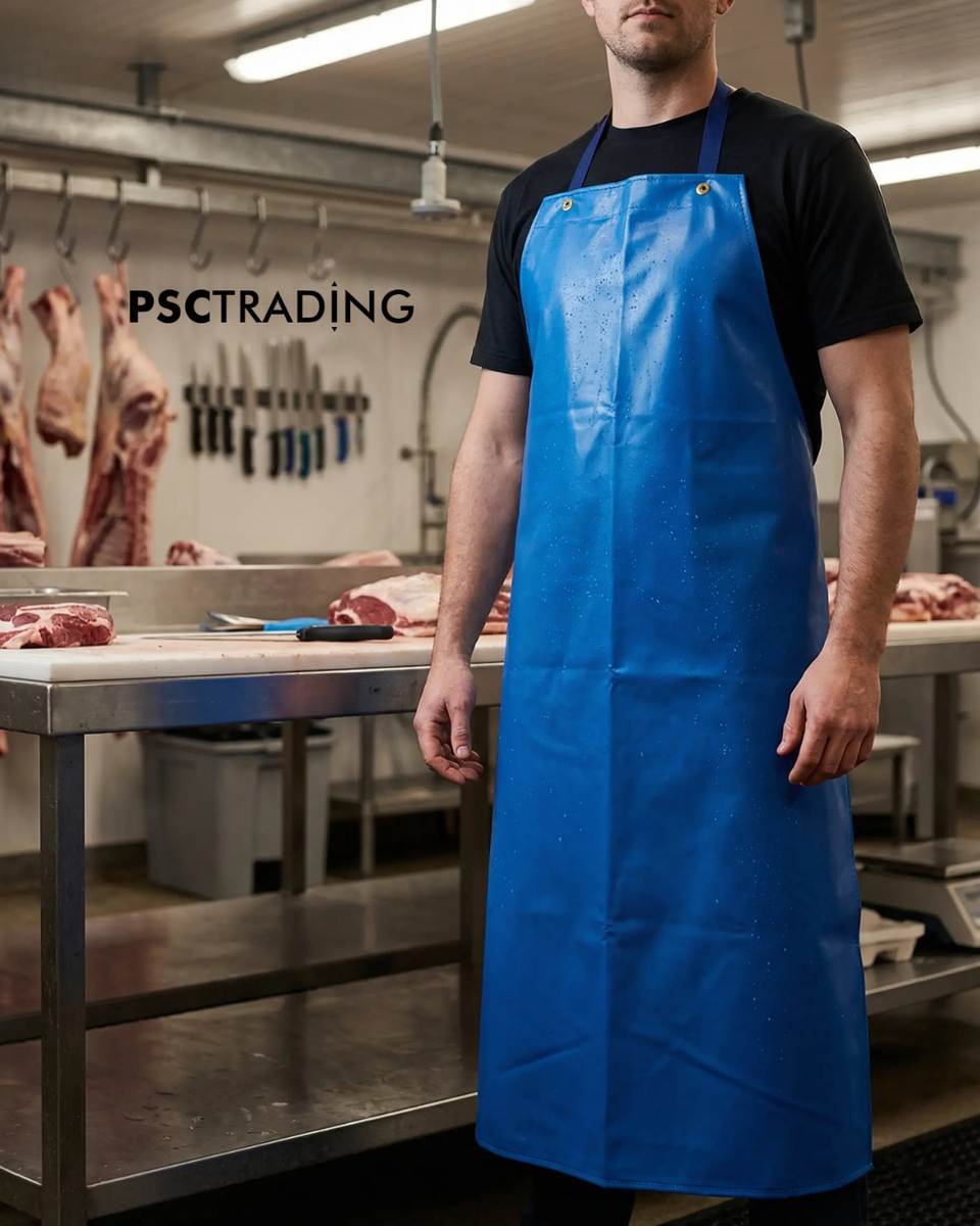 Butc Pvc PVC Apron 820 x 1220 | Waterproof, Oil & Blood-Resistant Butcher Apron ...