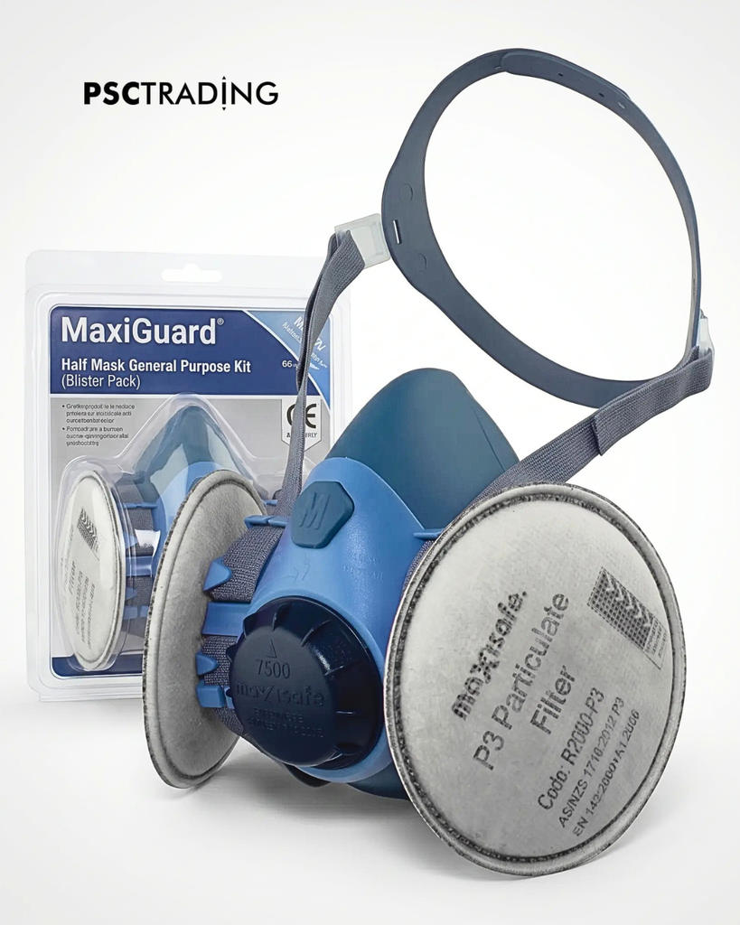 P3 Respirator Mask Guide | MaxiGuard Half Mask Kit AU – PSC TRADING PTY LTD