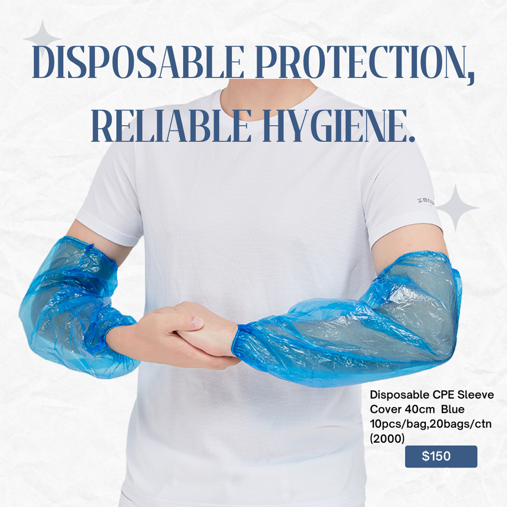 Keep Clean with Disposable CPE Sleeve Covers