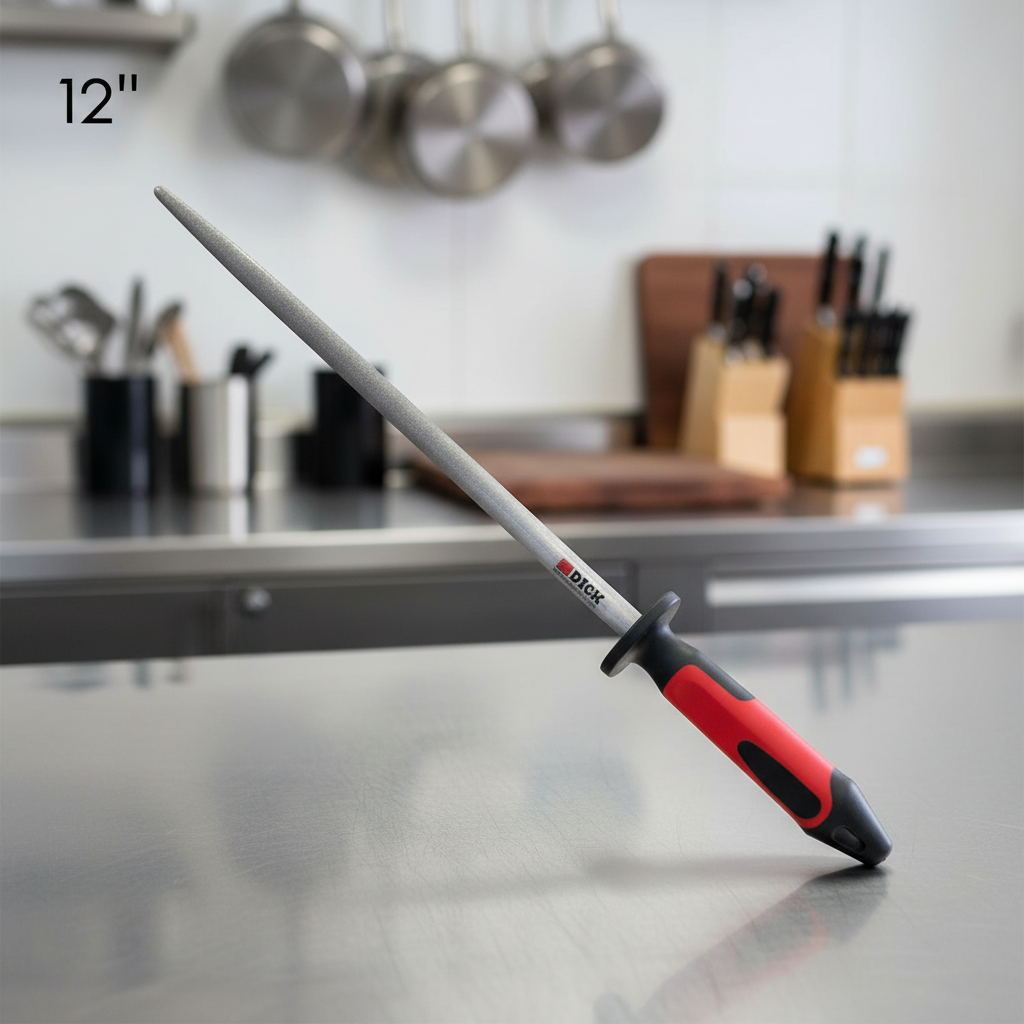 Keep Your Knives Sharp with the F. Dick 12" Regular Cut Sharpening Steel