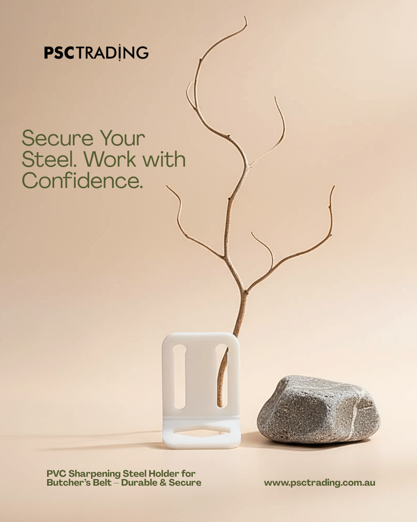 PVC Sharpening Steel Holder for Butcher’s Belt – Durable, Secure & Built for Professionals