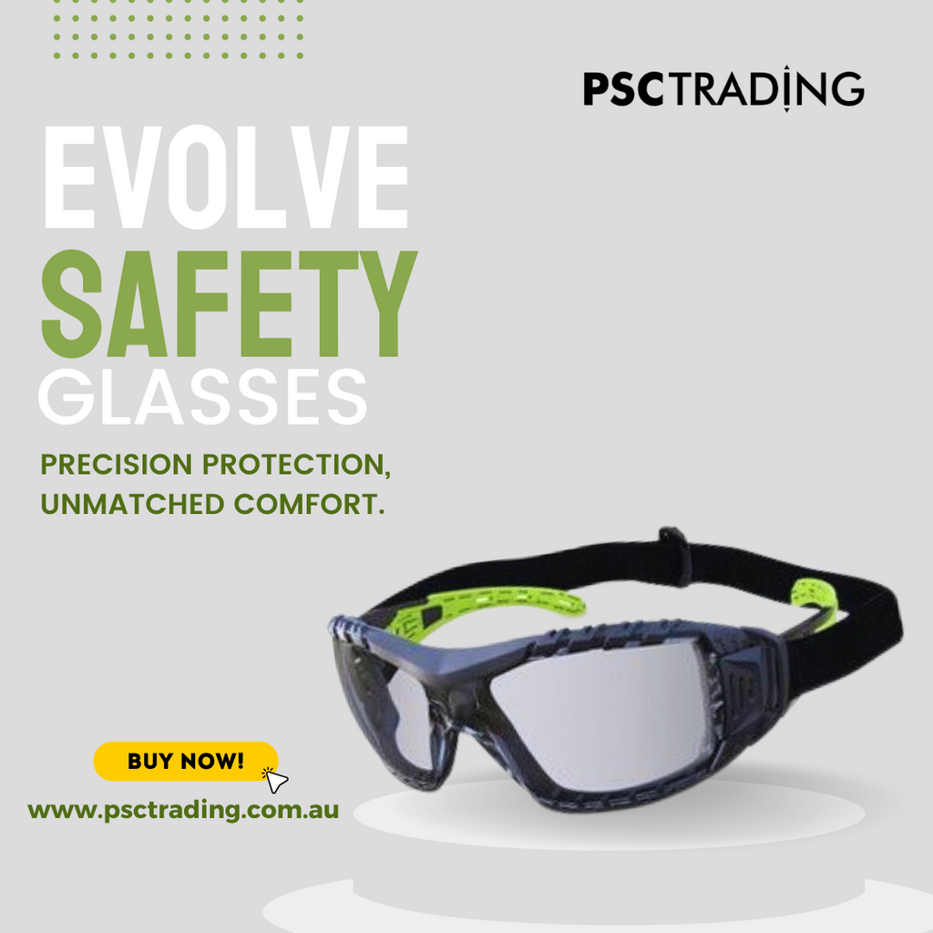 EVOLVE Safety Glasses: Gasket Fit, Smoke Lens, and Total Eye Protection