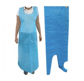 HDPE disposable aprons, disposable aprons, high-density polyethylene aprons, aprons for food service, waterproof aprons, disposable protective gear, industrial aprons, medical aprons, wholesale disposable aprons