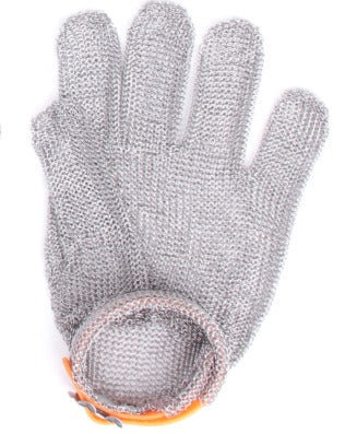 stainless steel mesh glove, steel mesh safety glove, cut-resistant glove, metal mesh glove, protective glove, stainless steel glove, ppe glove, work glove, safety equipment, hand protection