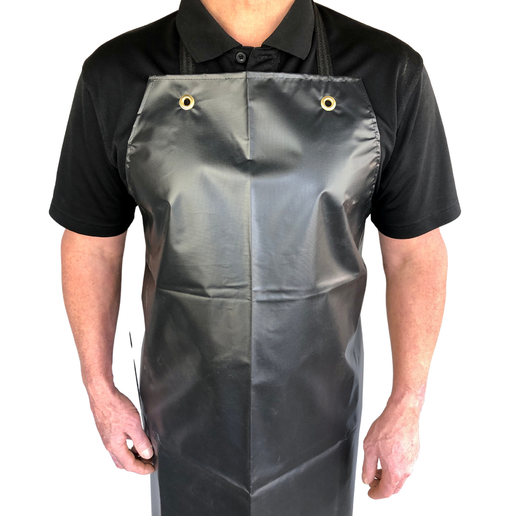 PVC work aprons, heavy-duty work aprons, PVC supported aprons, durable work aprons, industrial-grade aprons, waterproof work aprons, chemical-resistant aprons, protective workwear aprons, adjustable work aprons, comfortable work aprons